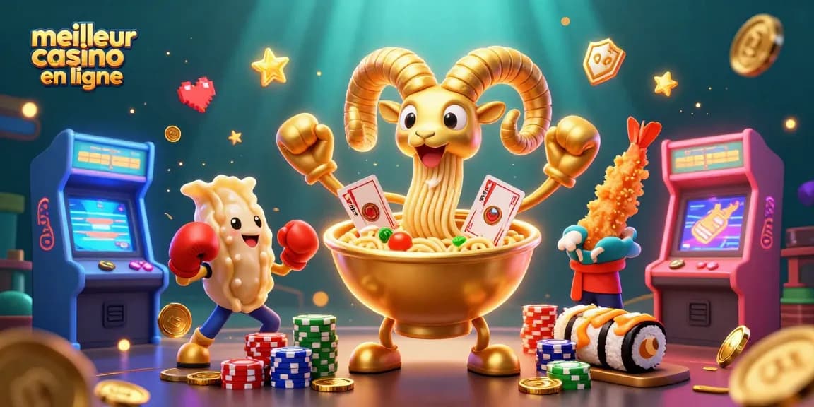 Un jeu captivant au meilleur casino en ligne avec des personnages animés et des éléments de jeu colorés.