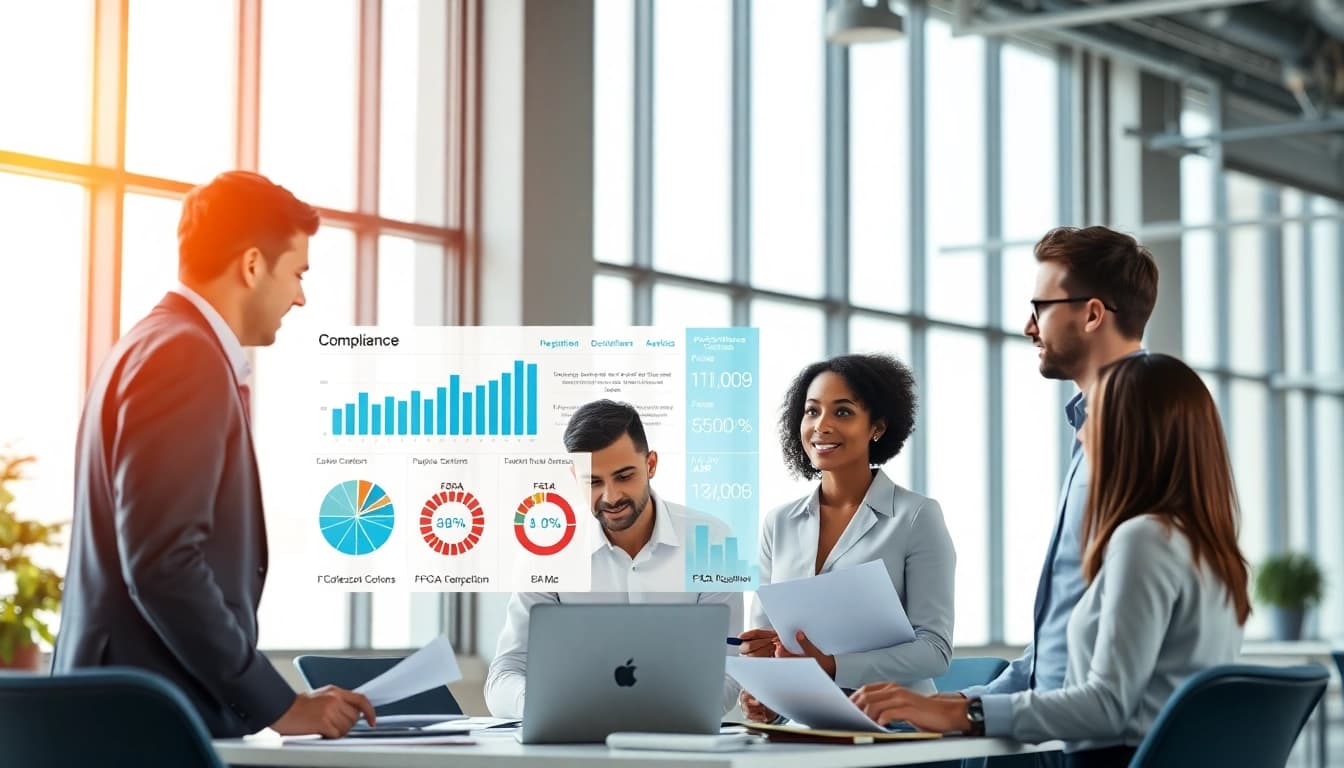 Analyze FCPA/DCAA/Flowdown/ITAR/EAR compliance strategies in a collaborative professional setting.