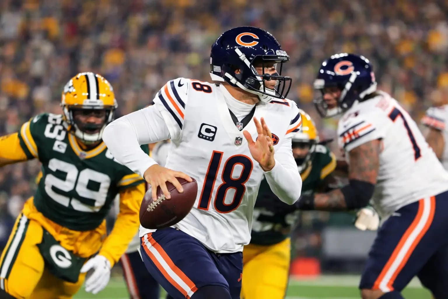 bears packers odds