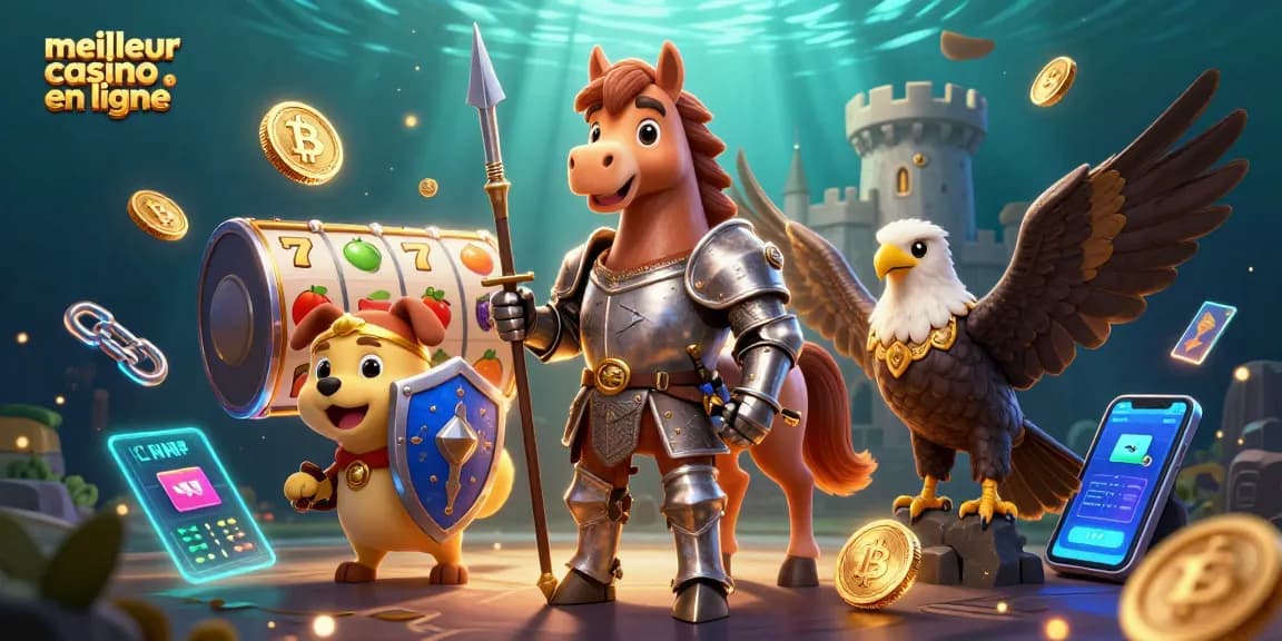 Illustre le meilleur casino en ligne avec des éléments de jeux riches et dynamiques.
