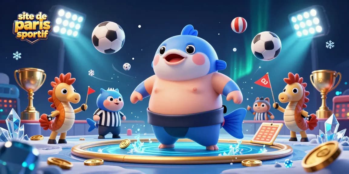 Pariez sur le site de paris sportifs avec des éléments de jeu dynamiques et des personnages amusants.