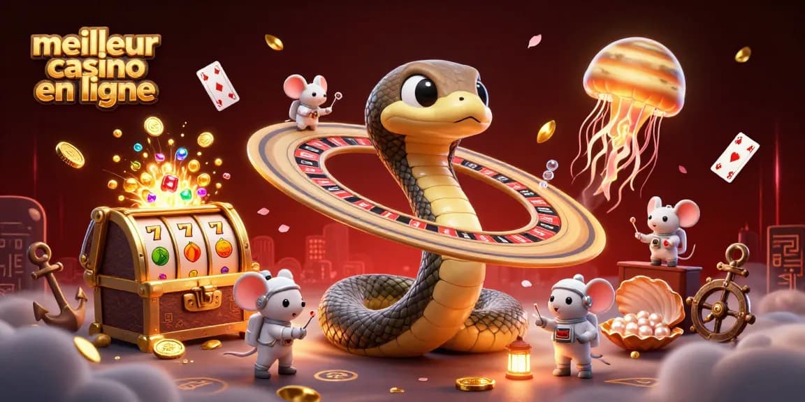 Placer ses paris avec le meilleur casino en ligne dans une illustration 3D captivante pleine de détails.