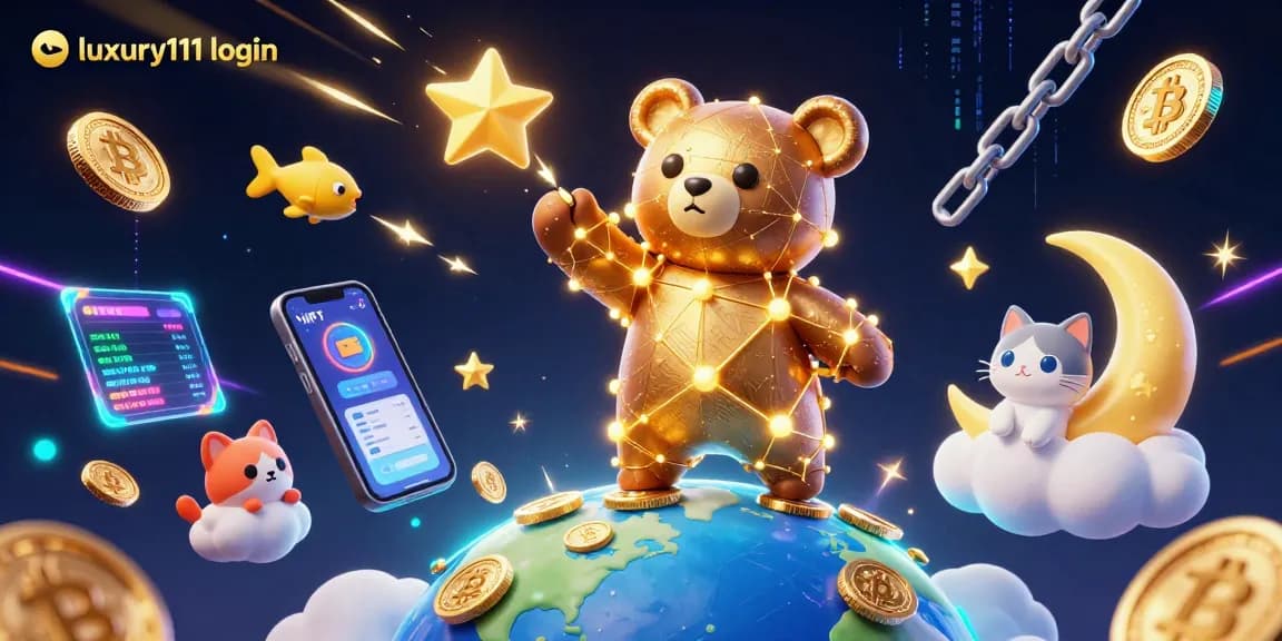 Engage with luxury111 login for an immersive casino experience featuring animated stellar characters.