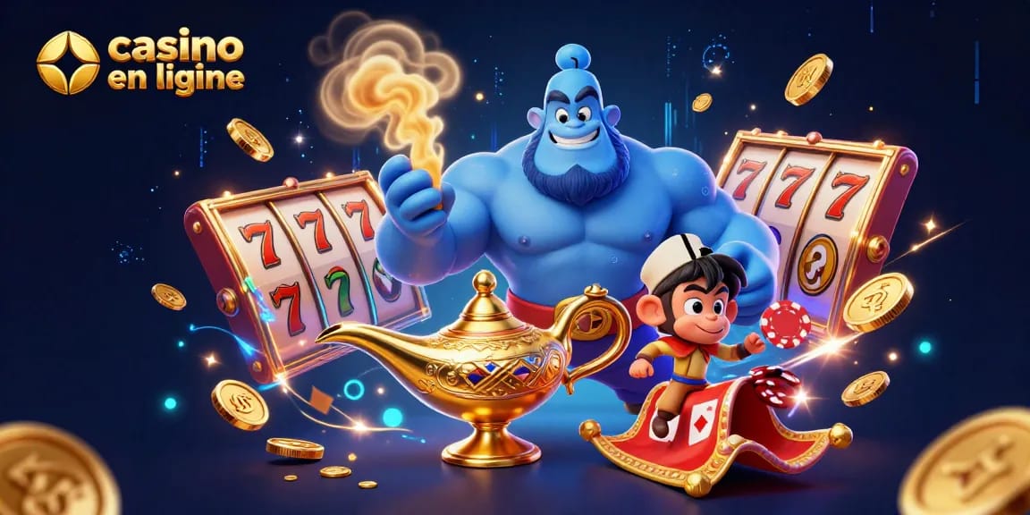 Les joueurs profitent de l'adrénaline des jeux au casino en ligne avec des machines à sous et des jackpots.