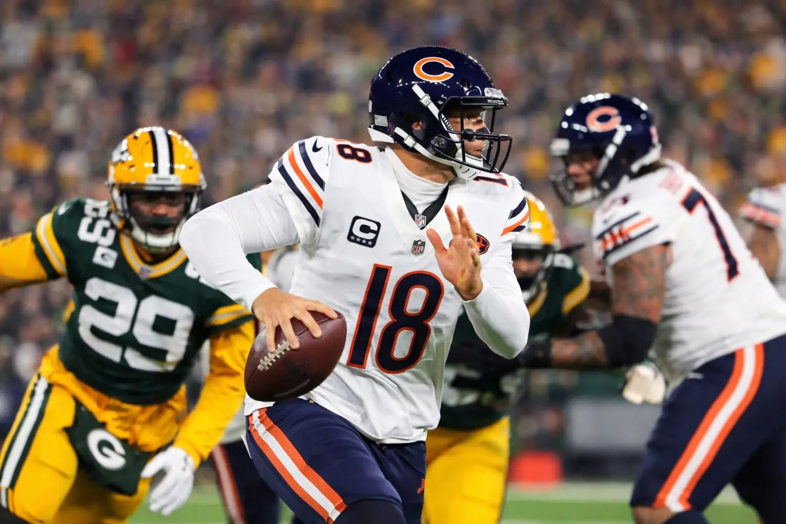 bears packers odds