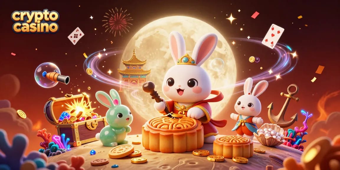 Jouer au crypto casino avec des joyaux sous-marins et des jetons de poker, ambiance festive.