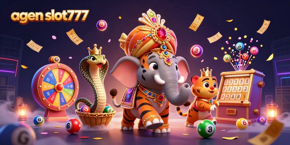 Experience excitement with agen slot777, featuring colorful game elements and vibrant scenes of winning.