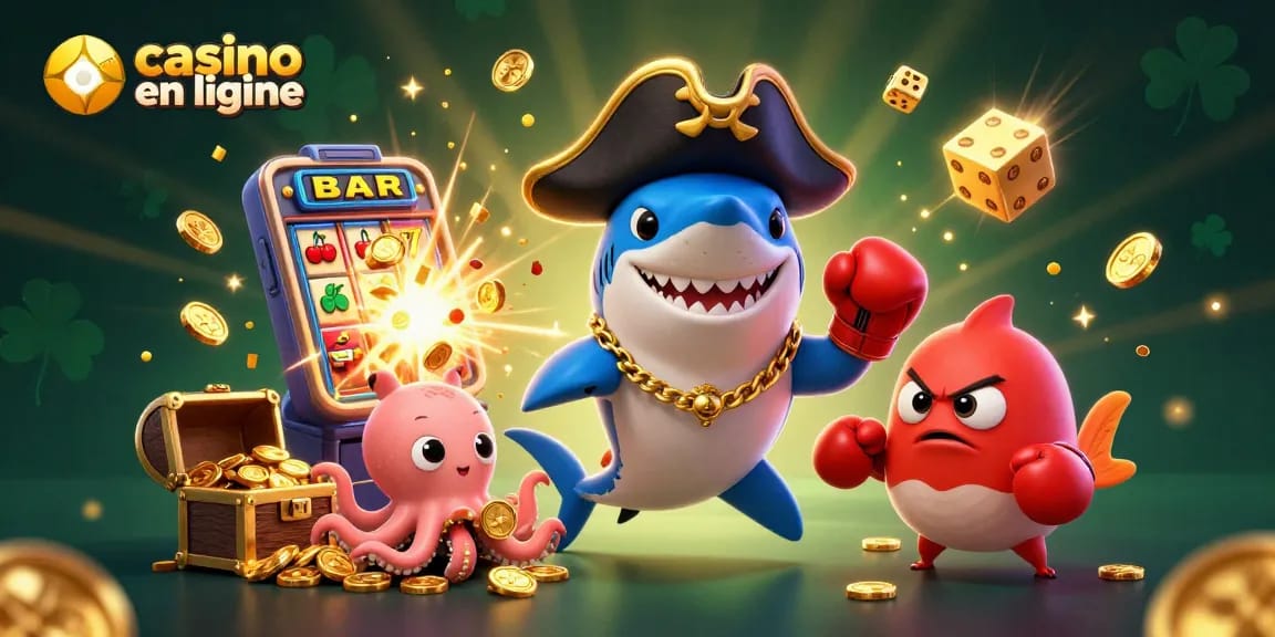 Le casino en ligne propose une aventure ludique avec des personnages marins et des machines à sous.