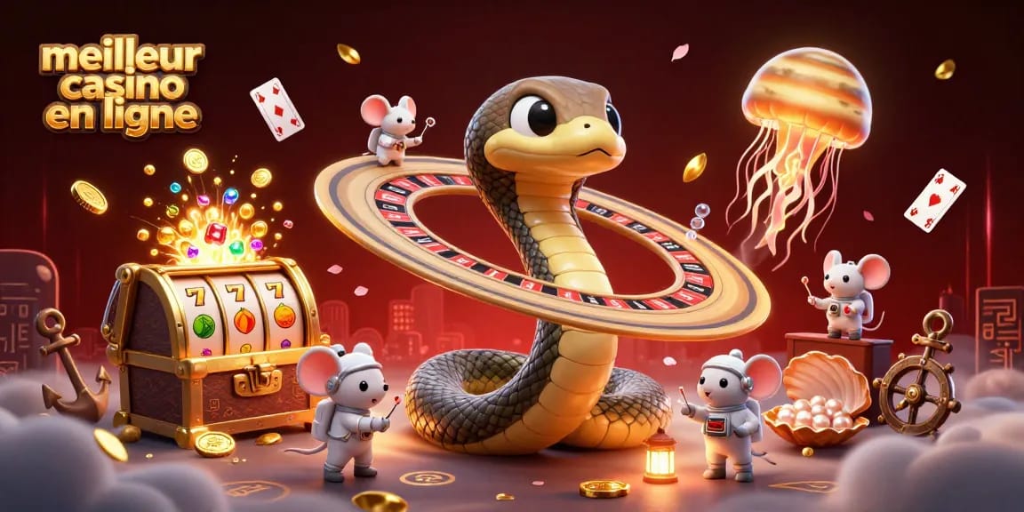 Placer ses paris avec le meilleur casino en ligne dans une illustration 3D captivante pleine de détails.