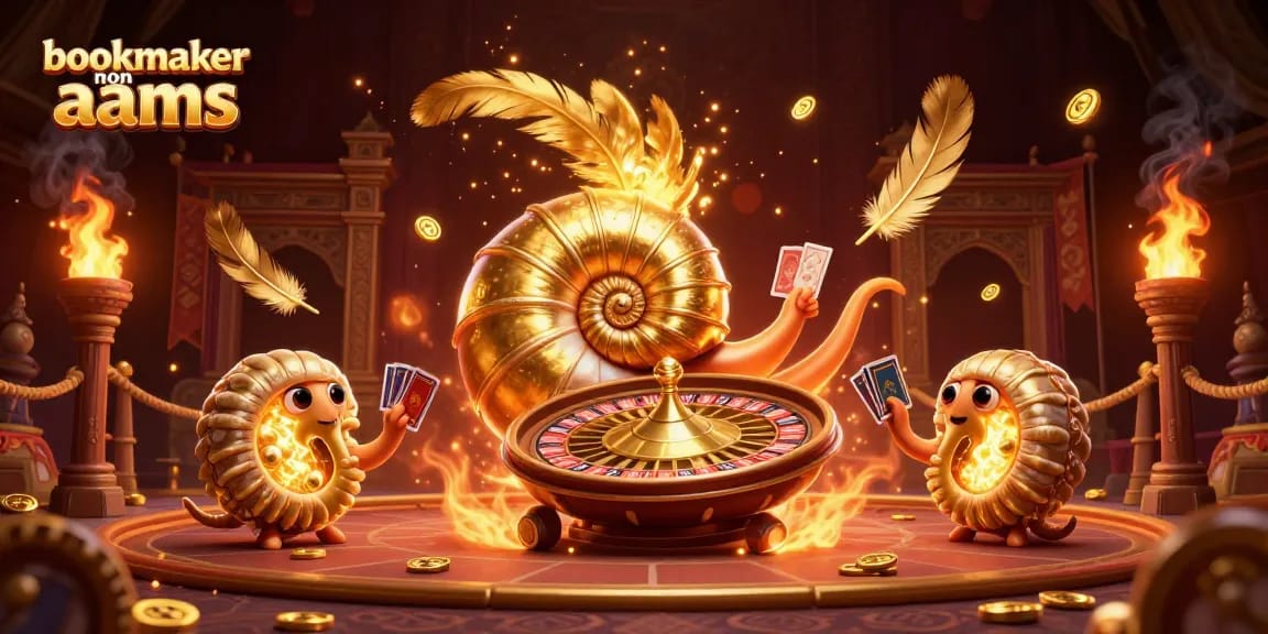 Visuale emozionante di bookmaker non AAMS con elementi di scommessa e casinò