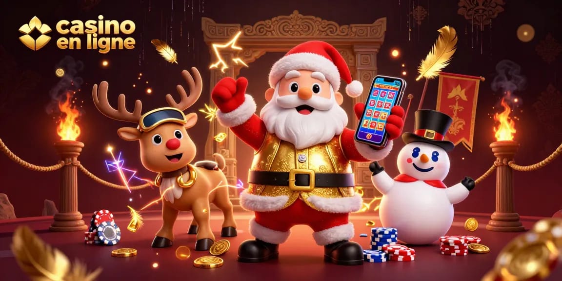 Éveillez l'excitation du casino en ligne avec un Noël magique rempli de jackpots et de chance.