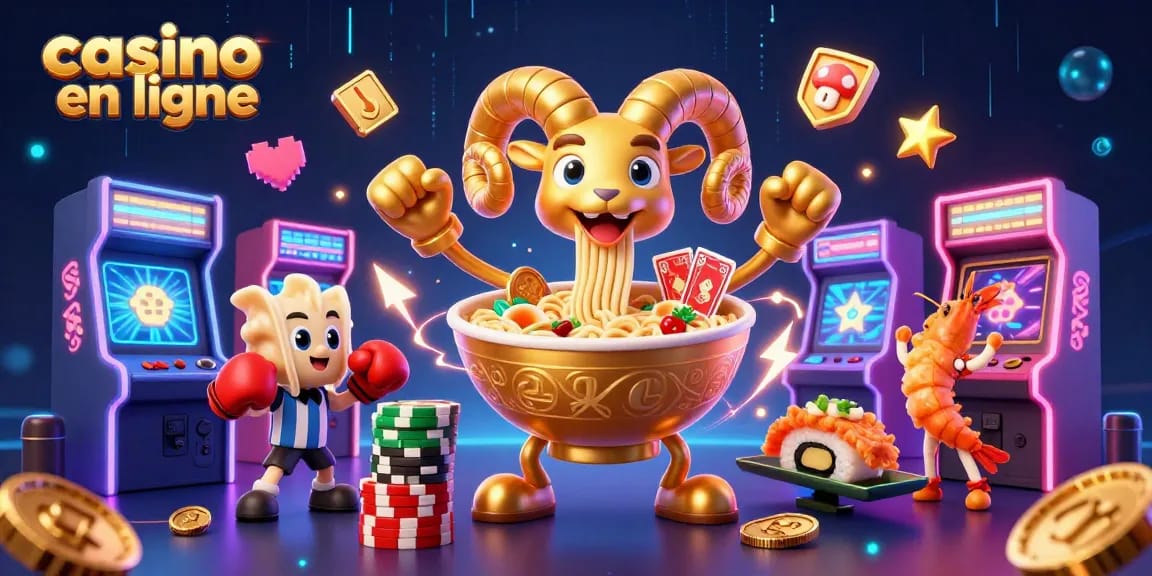 Attirez vos gains avec notre illustration de casino en ligne, mettant en avant la magie des jeux!