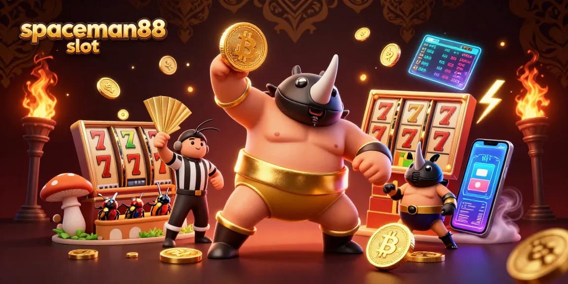 Engage in rich gaming action at spaceman88 slot with vibrant 3D illustrations showcasing innovative slot elements.