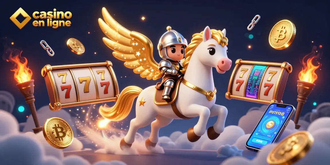Gagnez avec des machines à sous dans un casino en ligne dynamique illustré.
