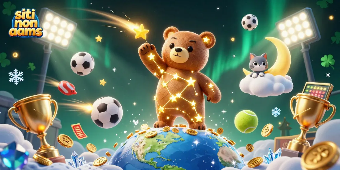 Scommetti nei migliori siti non AAMS con la nostra affascinante illustrazione 3D di animali e sport.