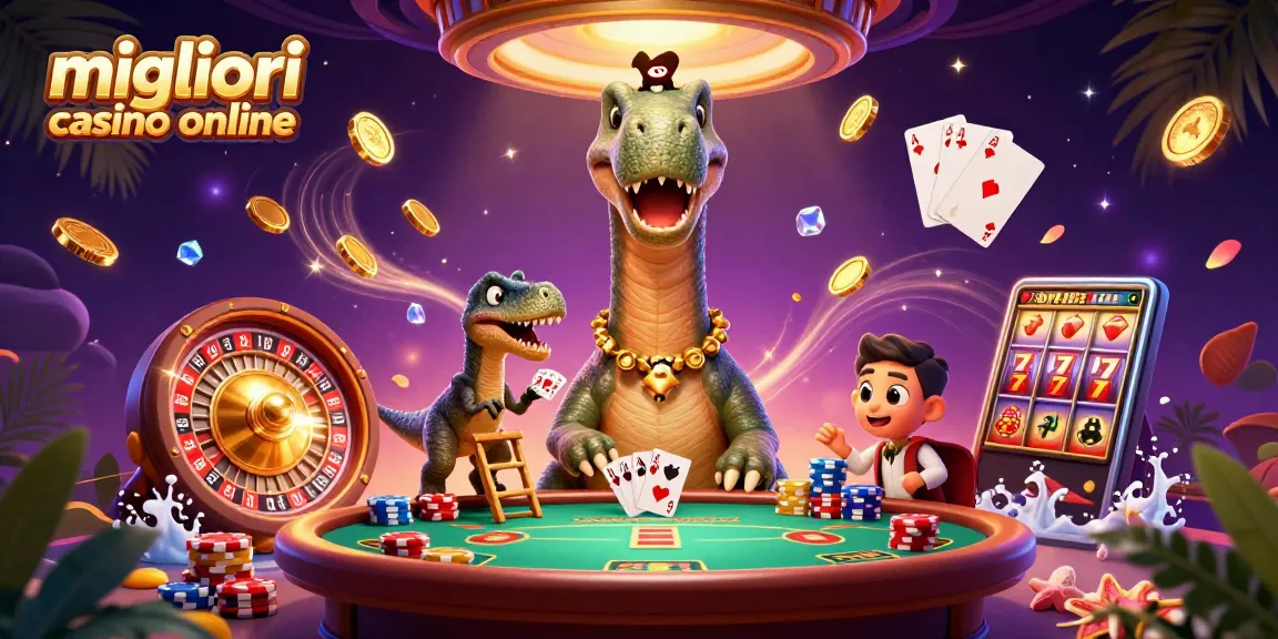 Migliori casino online: gioca alle slot e vinci con i brontosauri e raptor nel casinò