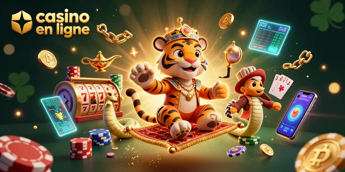 Jouez dans un casino en ligne captivant avec des personnages colorés et des éléments de jeu captivants.