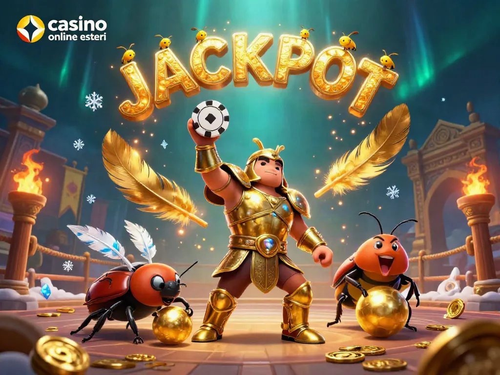 Gioca nei migliori casinò online esteri e vinci con il jackpot, rappresentato da uno scarabeo guerriero.