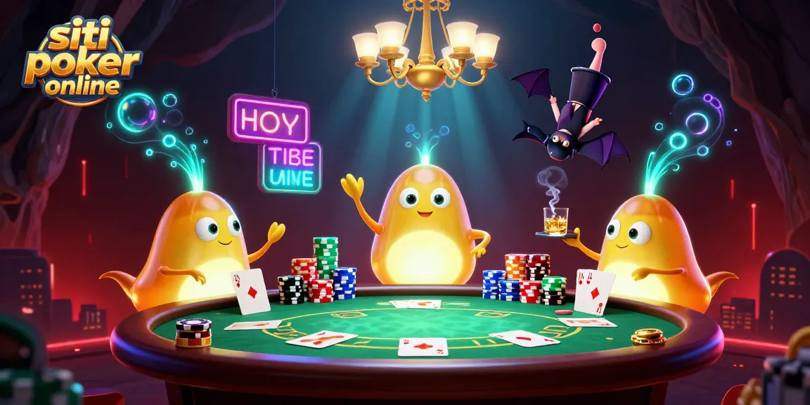 Giocare a siti poker online con una compagnia di lucciole che illuminano il tavolo da gioco.