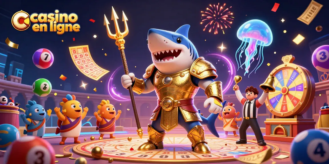 Découvrez le monde fascinant des jeux de casino en ligne avec notre illustration dynamique.