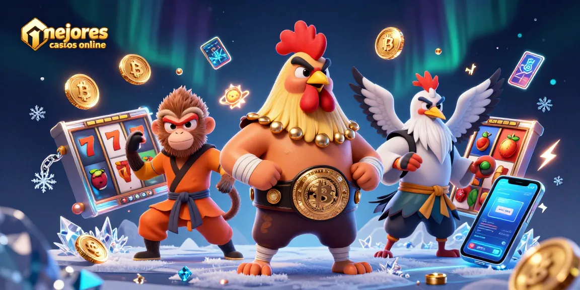 Juega en los mejores casinos online con jackpots y avances tecnológicos en la ilustración 3D.