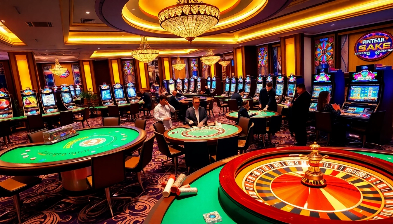 Experience thrilling games at mm88.land with engaging casino tables and vibrant slot machines.
