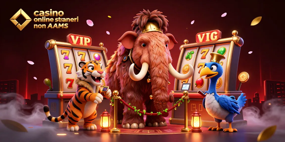 Crea la tua fortuna nei casino online stranieri non AAMS con simboli vincenti in un'illustrazione coinvolgente.