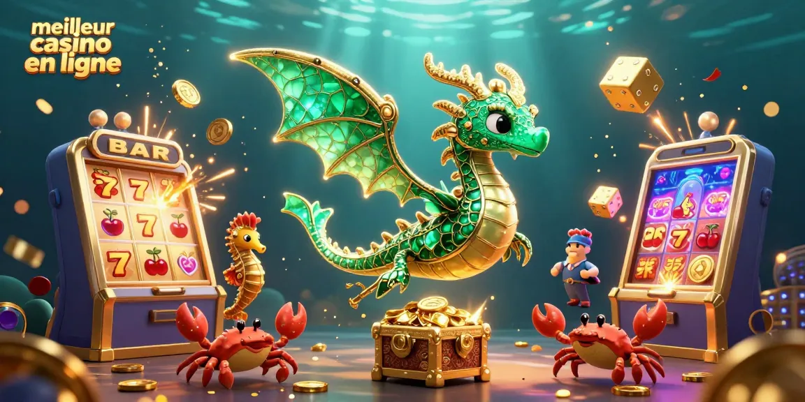 Le meilleur casino en ligne propose une aventure de jeu dynamique avec des dragons sous-marins et des trésors.
