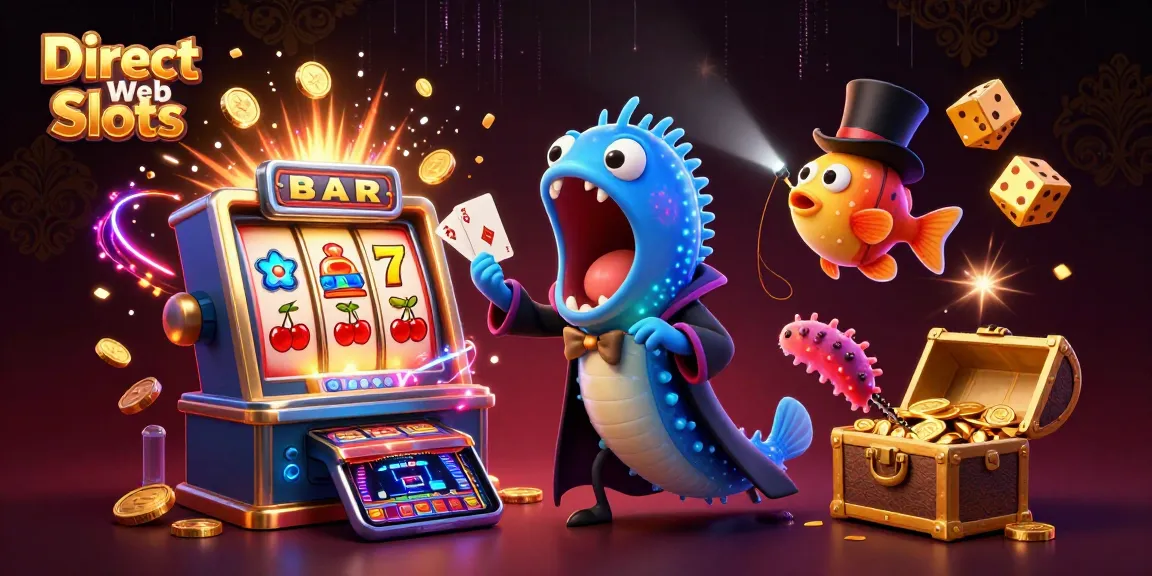 Experience Direct Web Slots excitement with vibrant 3D characters and dynamic game elements lighting up the scene.
