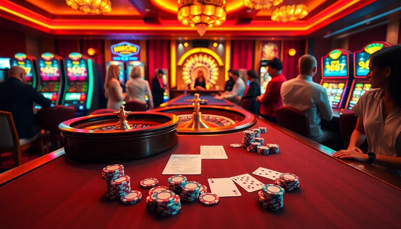 Experience the thrill of betting at 8kbet nhà cái with vibrant casino tables and exciting games.