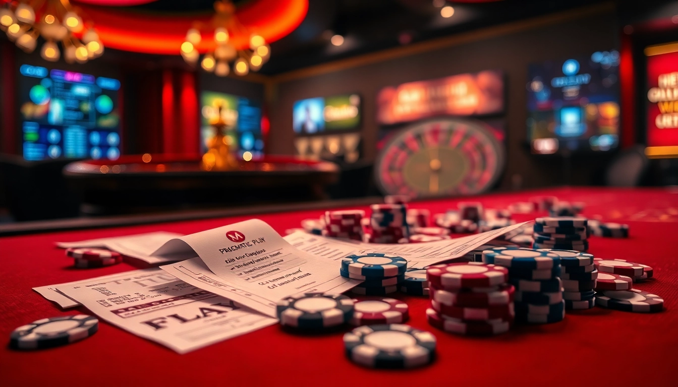 Spin the reels on slot pragmatic play machines surrounded by luxurious casino elements.