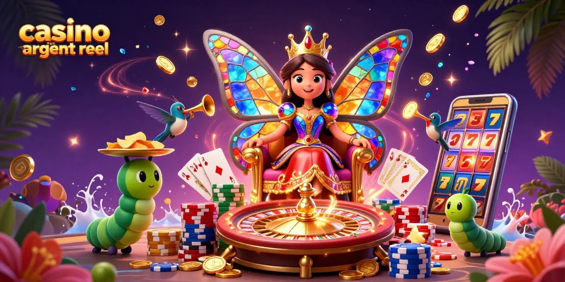 Gagnez aux jeux avec le casino en ligne argent réel grâce à une illustration 3D captivante