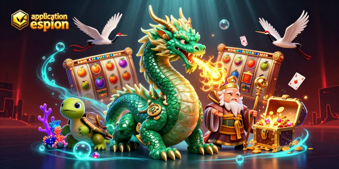 Application espion : détectez les logiciels espions avec des éléments de casino dynamiques et colorés.