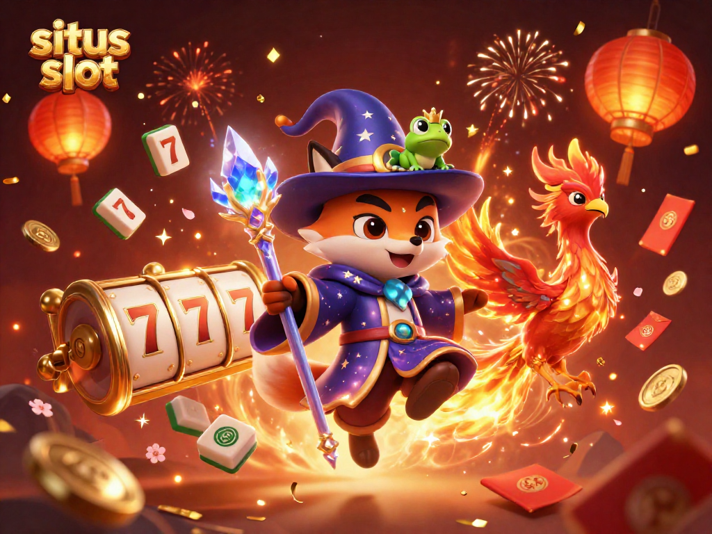 Experience thrilling situs slot action with enchanting characters and dynamic casino elements.