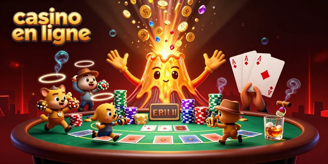 Explorez des jeux de casino en ligne riches avec des personnages animés et des éléments de poker.