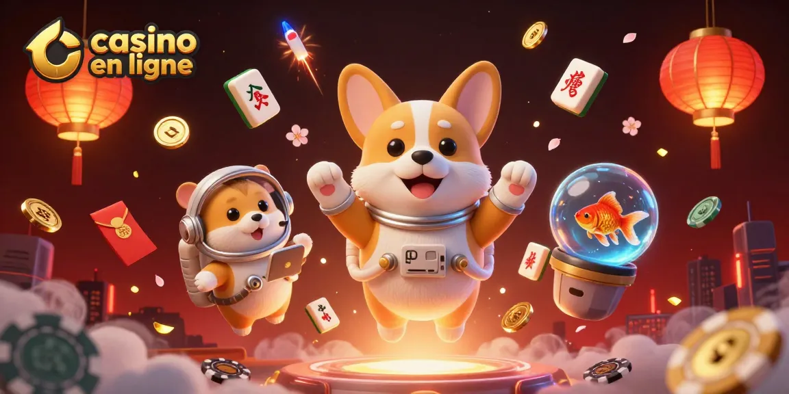 Profitez d'une expérience unique dans un casino en ligne flottant avec des personnages amusants.