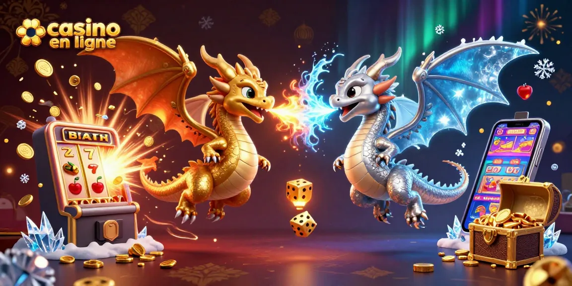Jouer dans un casino en ligne avec des dragons et des machines à sous flamboyantes