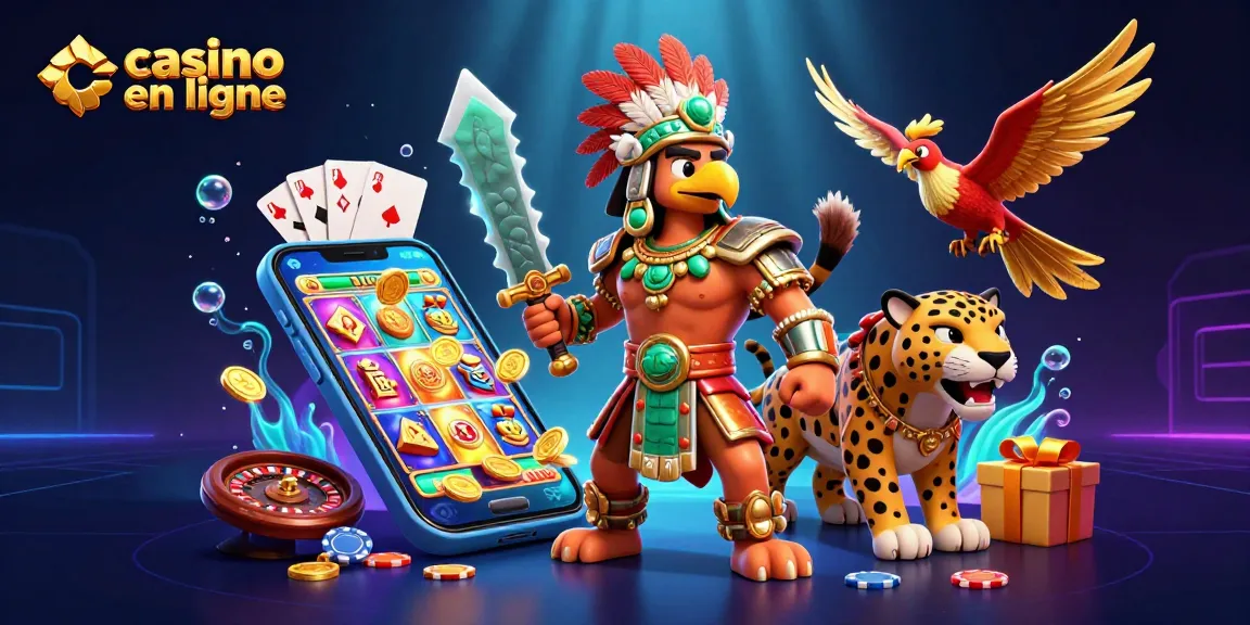 Jouer au casino en ligne en découvrant des personnages au style aztèque et des jeux passionnants.