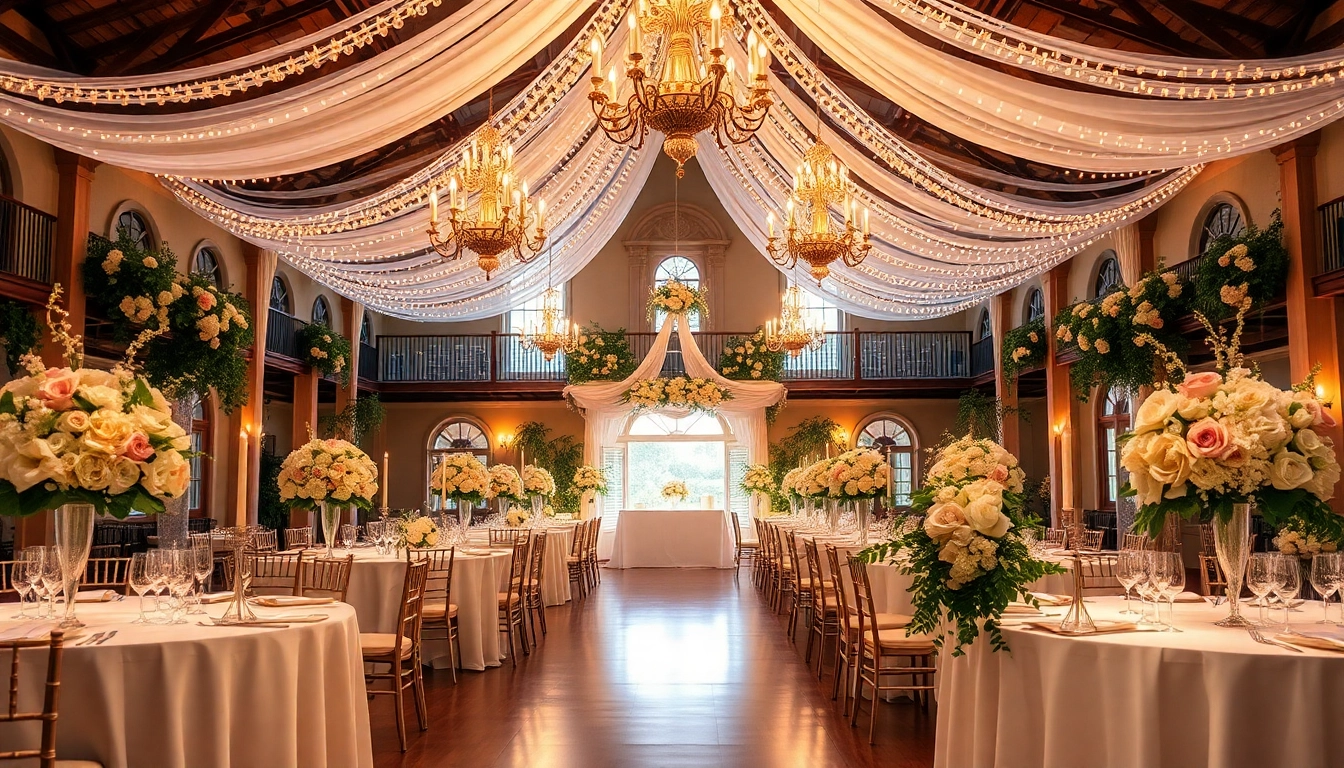 Stunning view of Jacksonville Wedding Venue with romantic setup and elegant decor for a memorable celebration.
