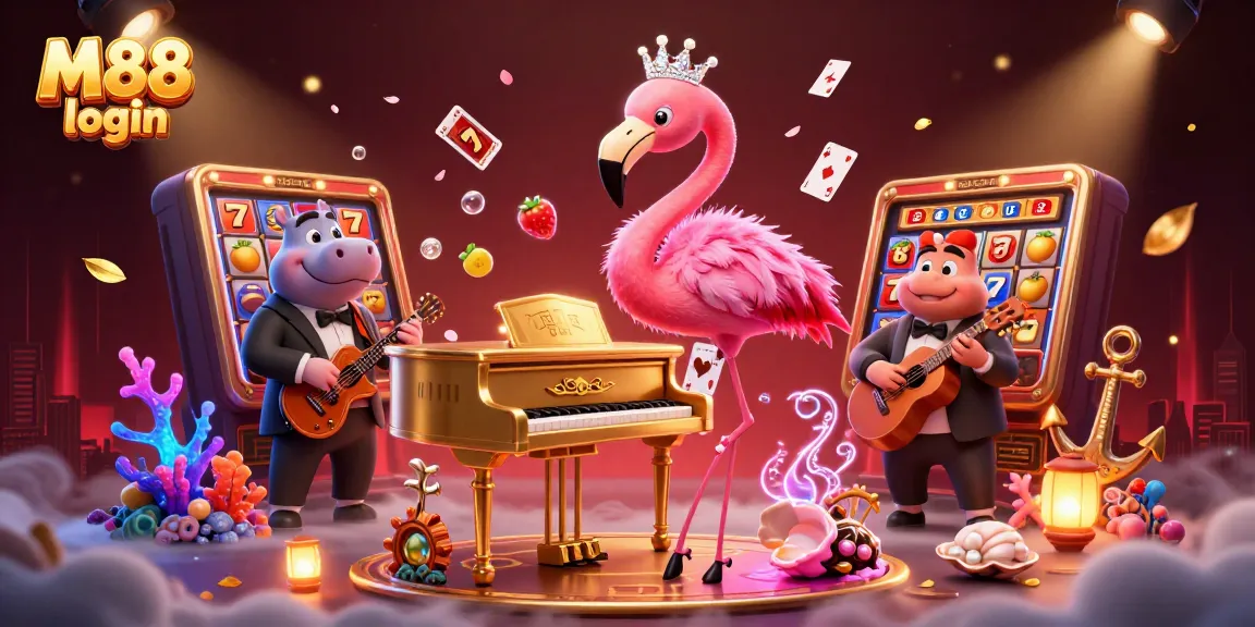 Engage with M88 login for exciting online casino adventures, featuring vibrant games and characters.