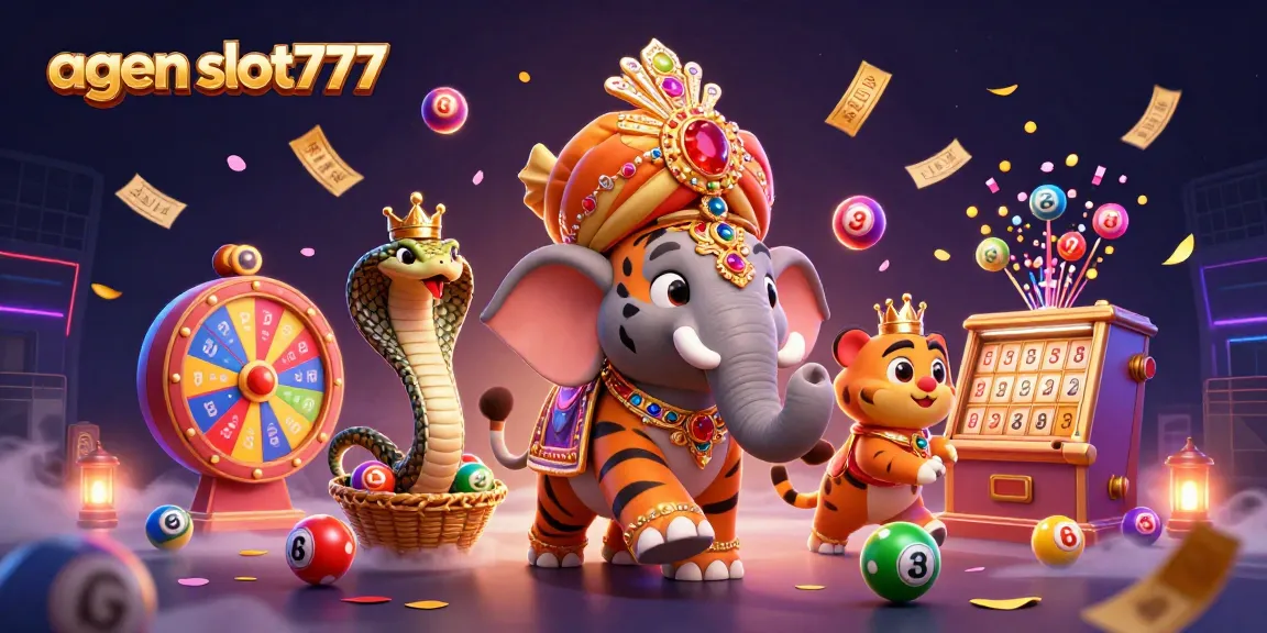 Experience excitement with agen slot777, featuring colorful game elements and vibrant scenes of winning.