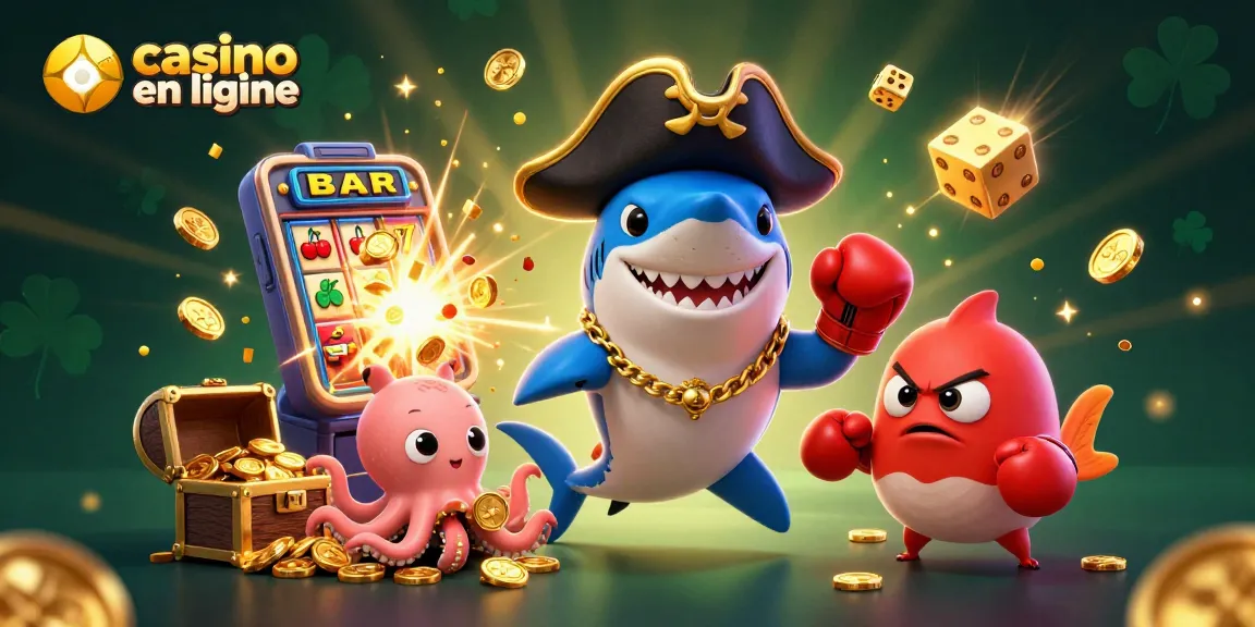 Le casino en ligne propose une aventure ludique avec des personnages marins et des machines à sous.