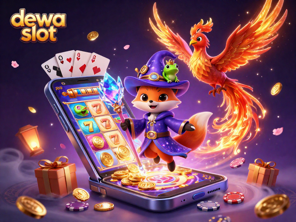 Menangkan jackpot dengan dewa slot melalui ilustrasi kasino yang memukau dan penuh warna.