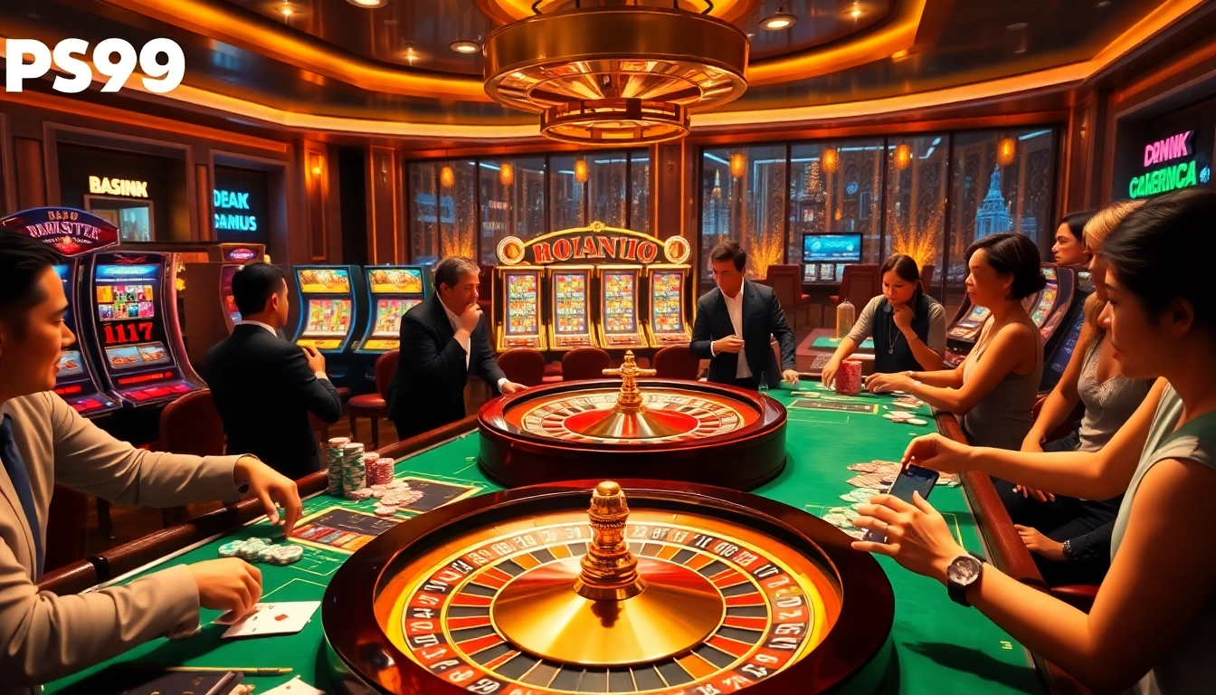 Experience the vibrant gaming atmosphere on trang chủ PS99 with exciting casino action.