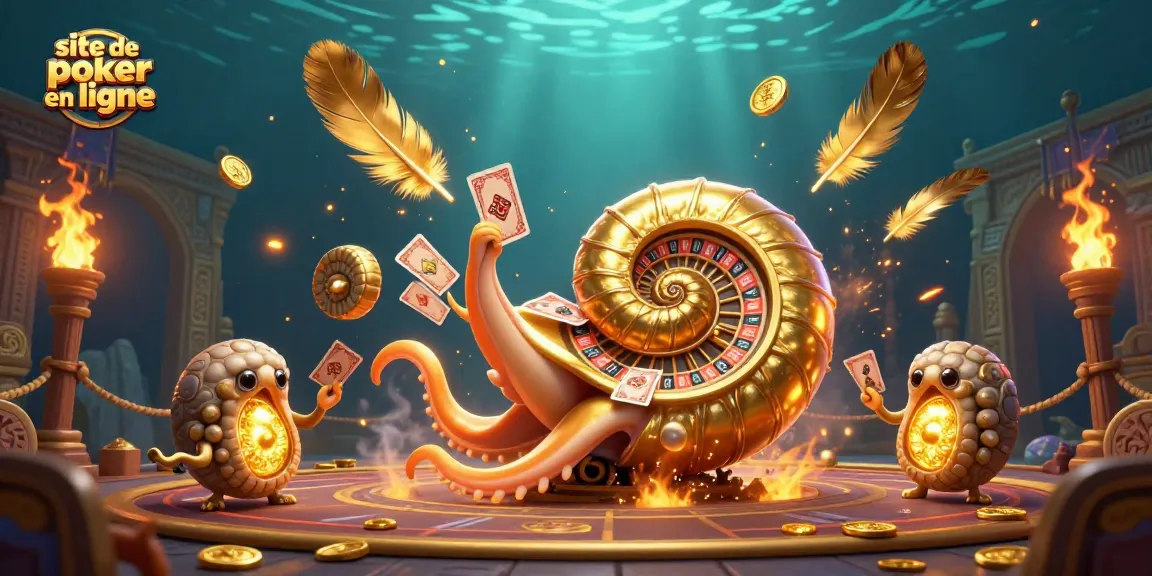 Découvrez le site de poker en ligne qui offre des parties palpitantes dans une scène dynamique pleine de couleurs et de cartes.