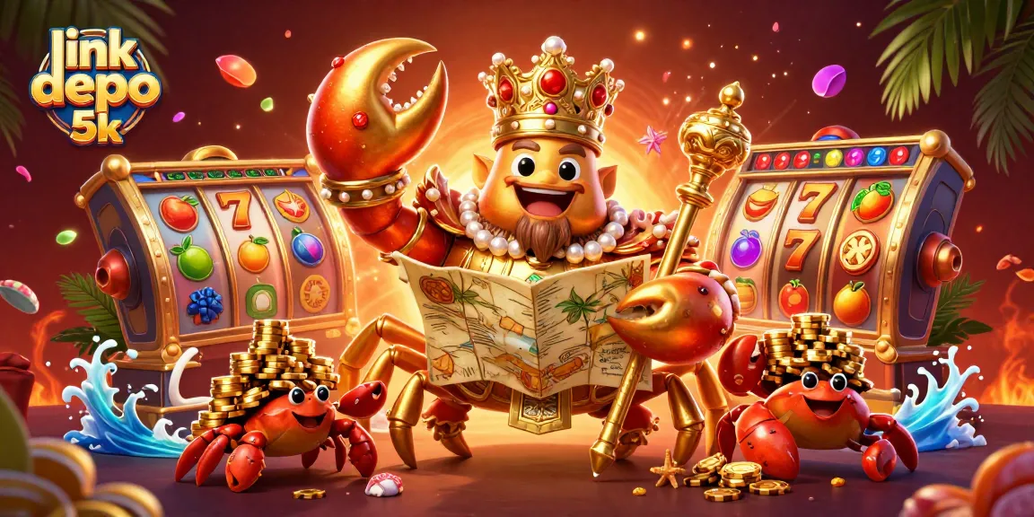 Spin reels and chase jackpots at link depo 5k with a lively crab emperor and treasures