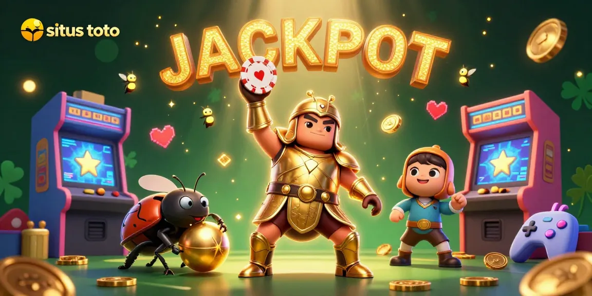 Memenangkan permainan situs toto dengan visual menarik, karakter jenggot hercules dan efek jackpot yang menawan.