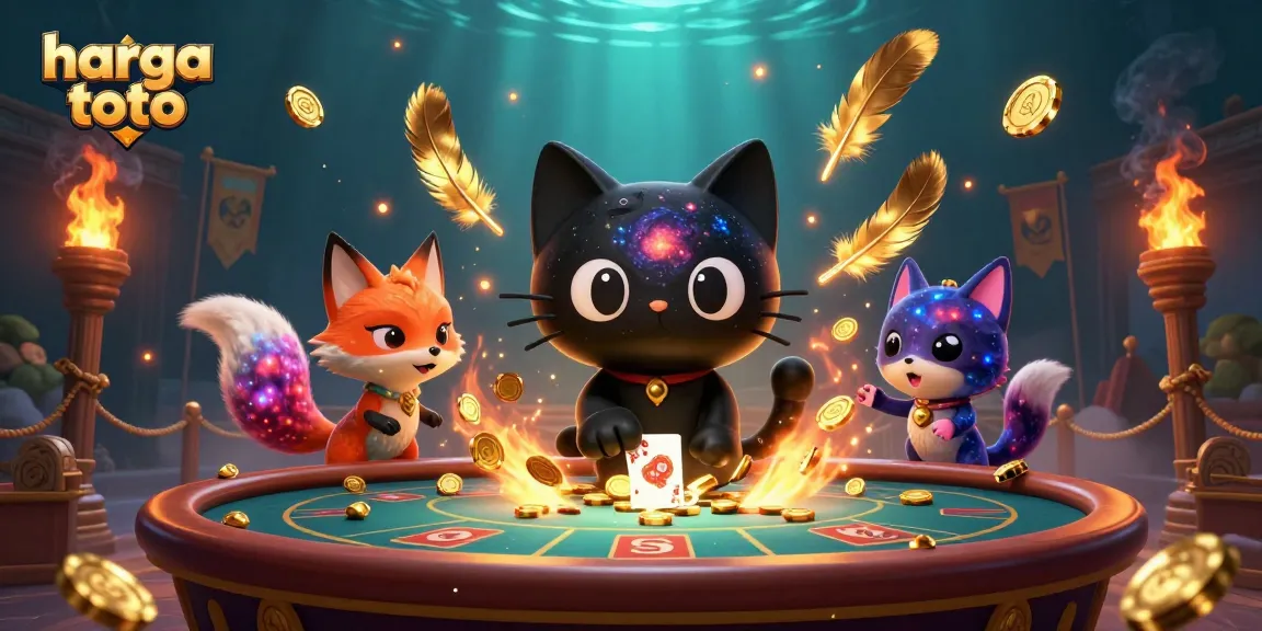 Experience thrilling wins with harga toto in a vibrant cosmic casino scene featuring interactive elements.