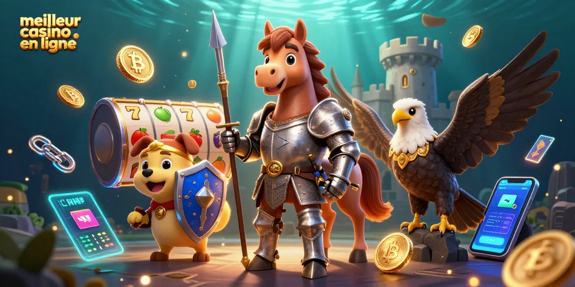 Illustre le meilleur casino en ligne avec des éléments de jeux riches et dynamiques.