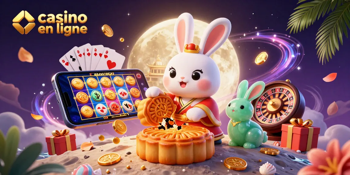 Préparez-vous à gagner avec ce visuel captivant de casino en ligne sur la lune.
